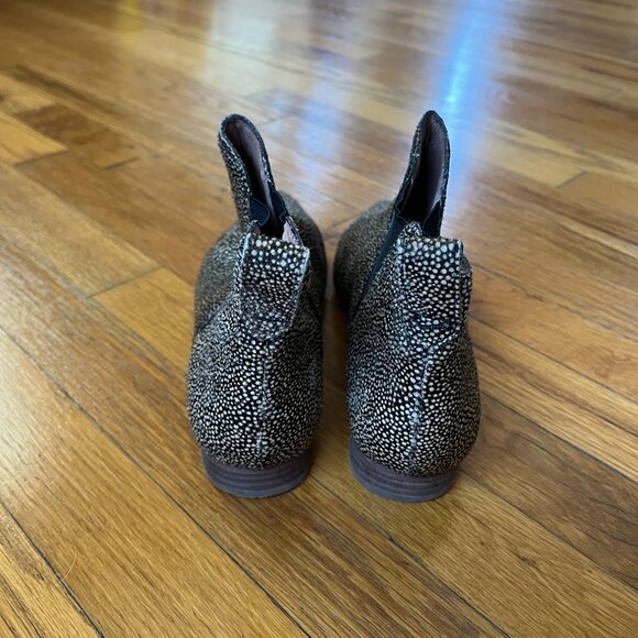 Madewell Nadine Chelsea Boot - Size 8 - Spotted Calf Hair - Picture 3 of 6